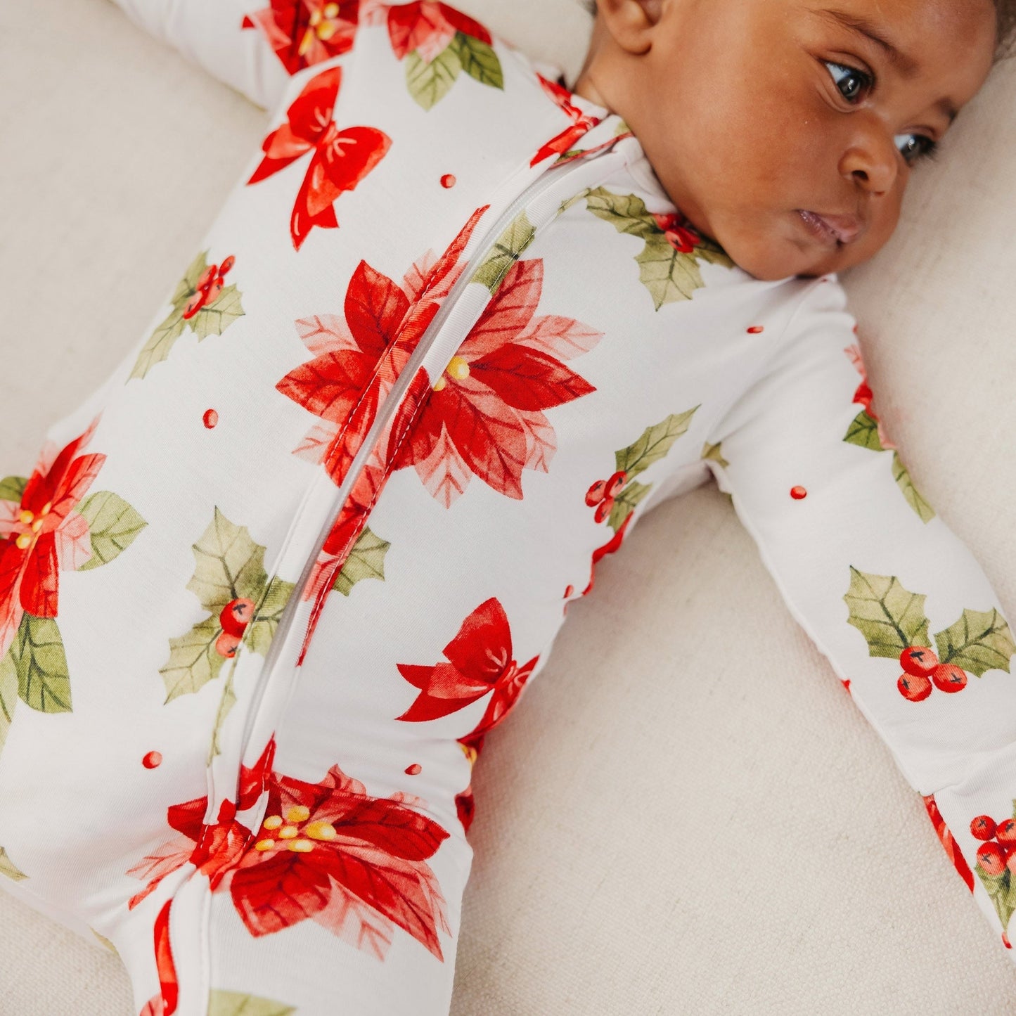 Bamboo Zip-Up Footie Pajama - Holly Anne