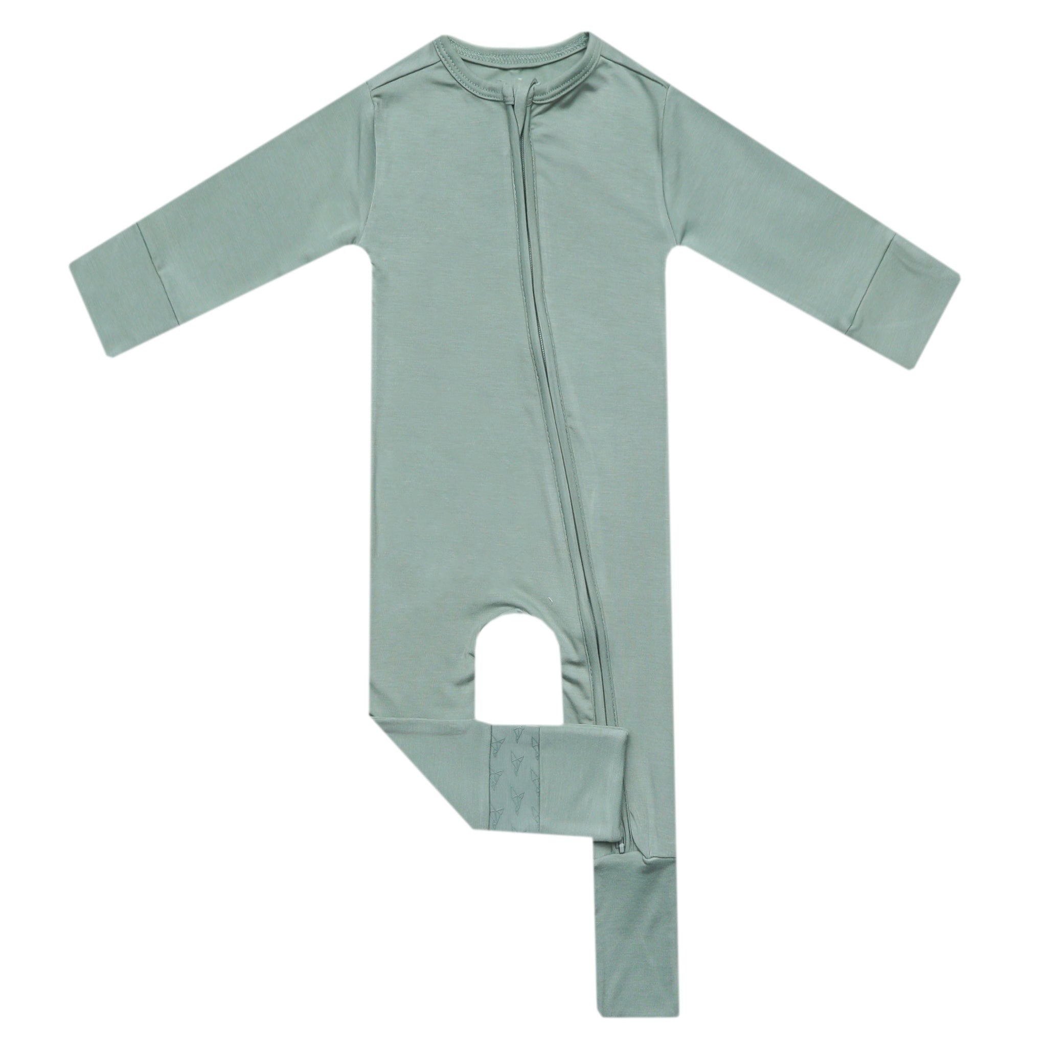 Convertible Zip-Up Footie Pajama - Briar