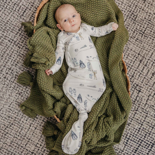 Newborn Knotted Gown - Tatooine