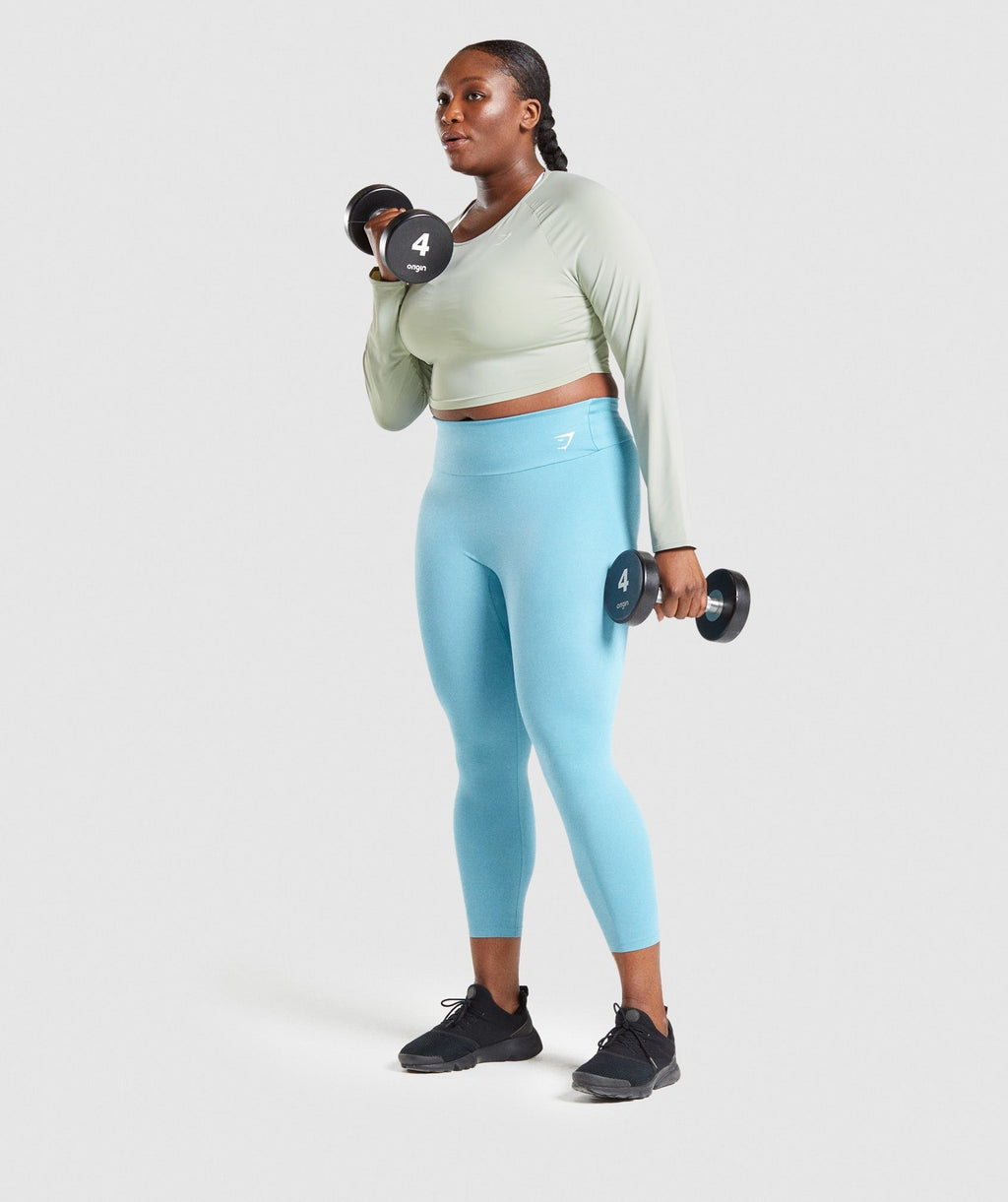 Training Long Sleeve Crop Top