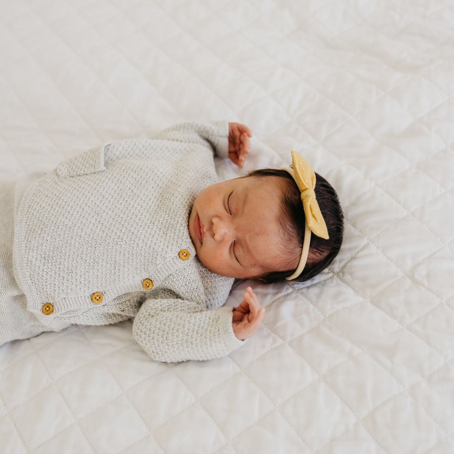 Bowtie Baby Bow - Marigold