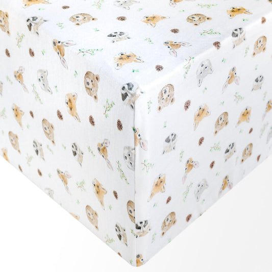 Premium Knit Fitted Crib Sheet - Wilder