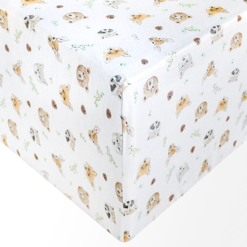 Premium Knit Fitted Crib Sheet - Wilder