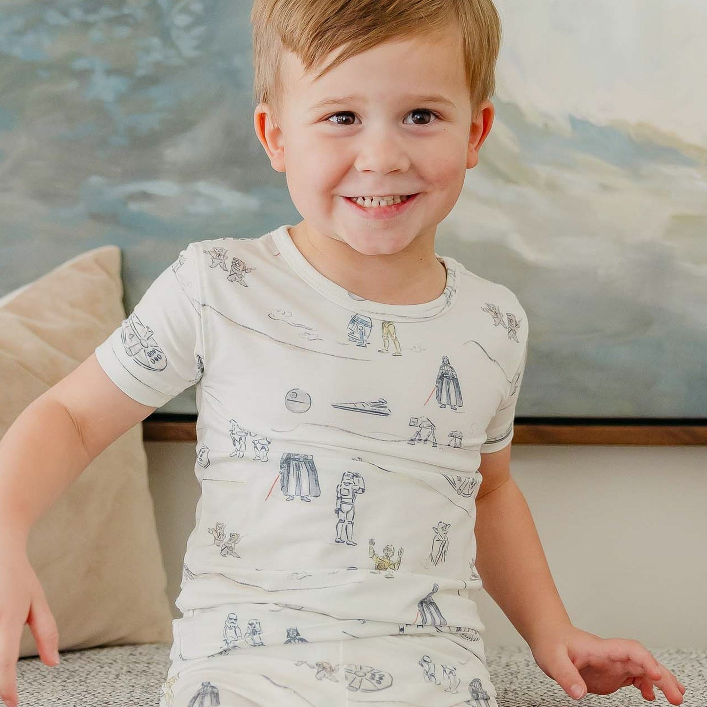 2pc Short Sleeve Pajama Set - Tatooine