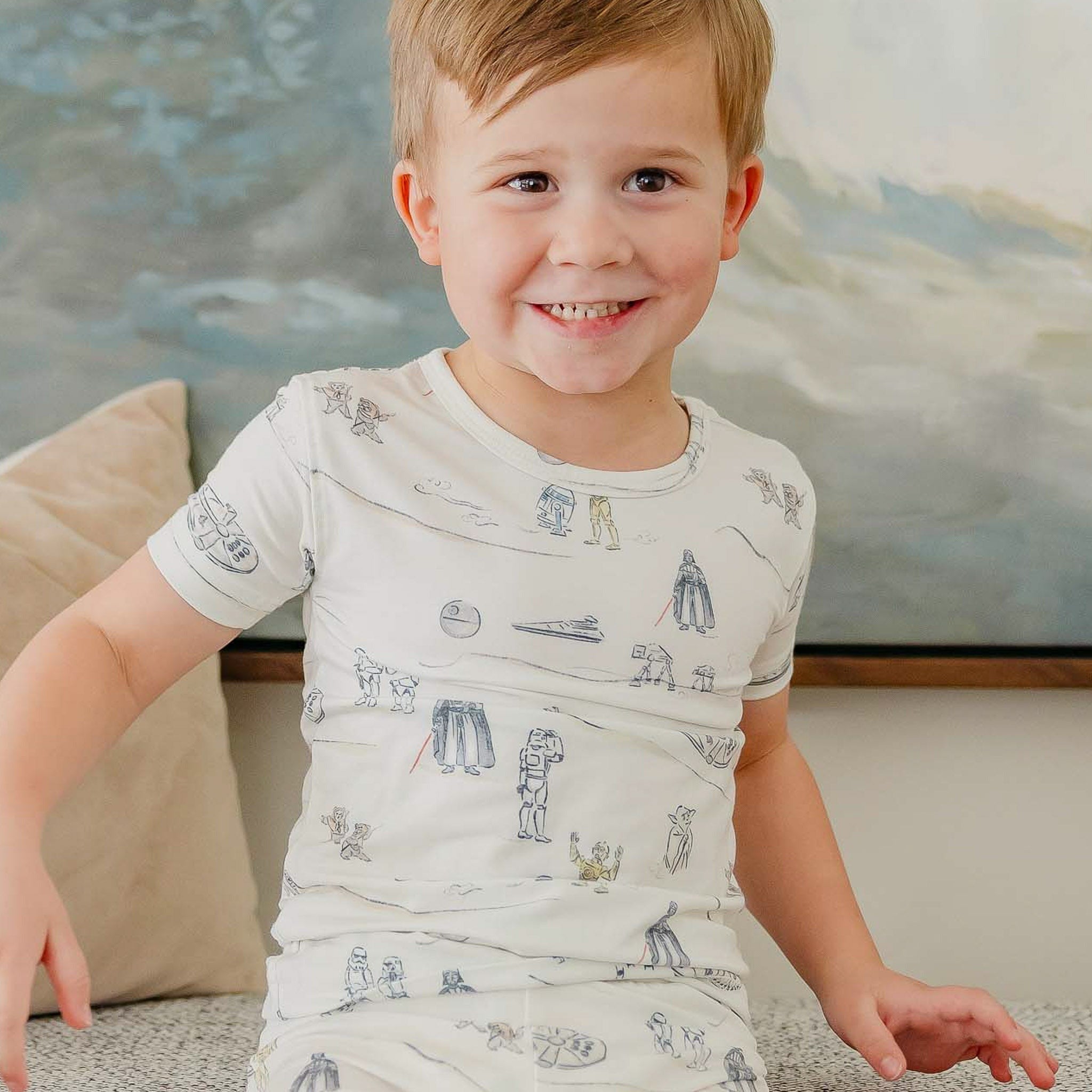 2pc Short Sleeve Pajama Set - Tatooine