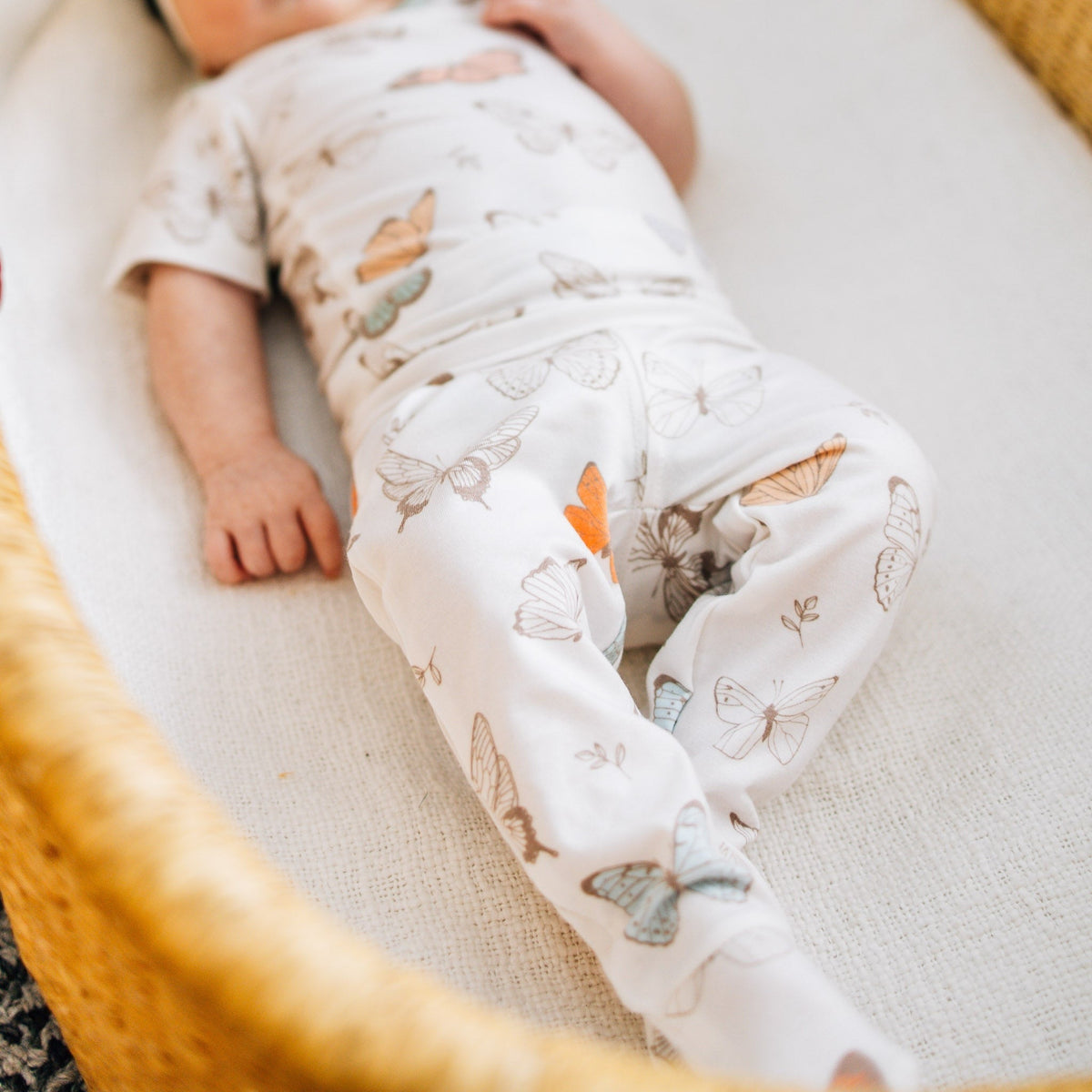 Footed Baby Pants - Luna