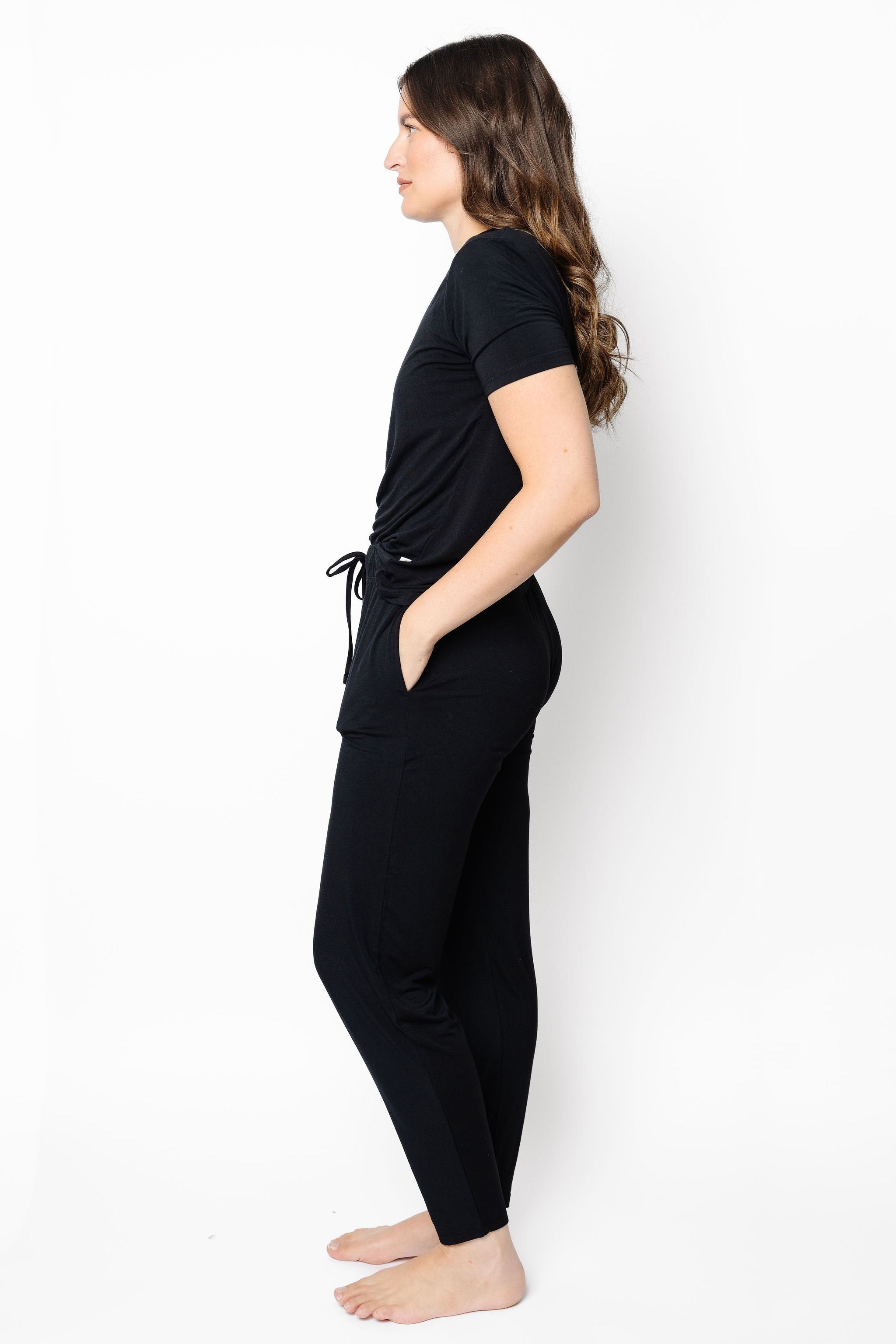 Women's Short Sleeve Pajamas - Midnight