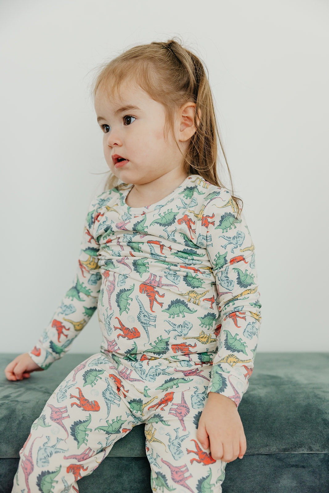 2pc Long Sleeve Pajama Set - Dinosaurs of Jurassic Park