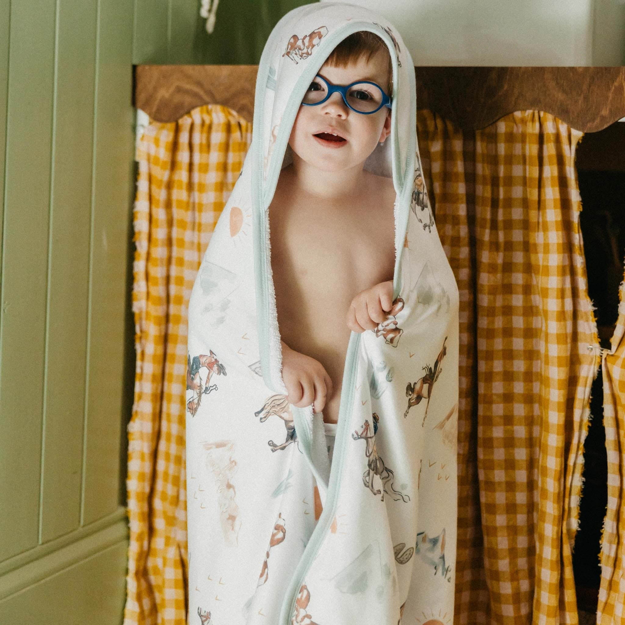 Premium Baby Knit Hooded Towel - Boone