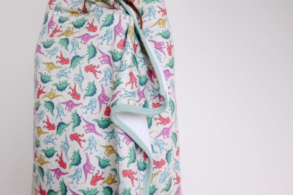 Premium Big Kid Hooded Towel - Dinosaurs of Jurassic Park