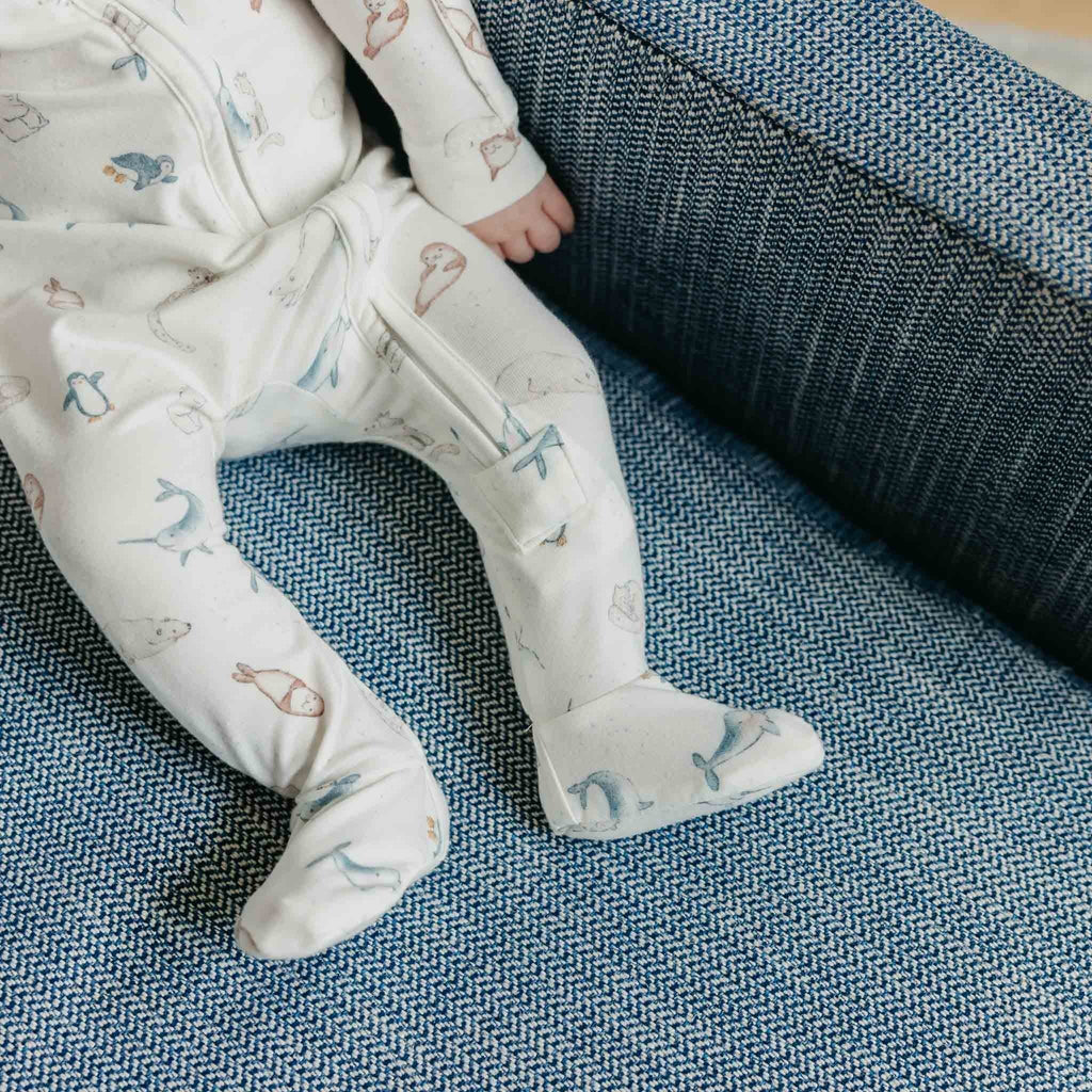 Zip-Up Footie Pajama - Arctic Wonder