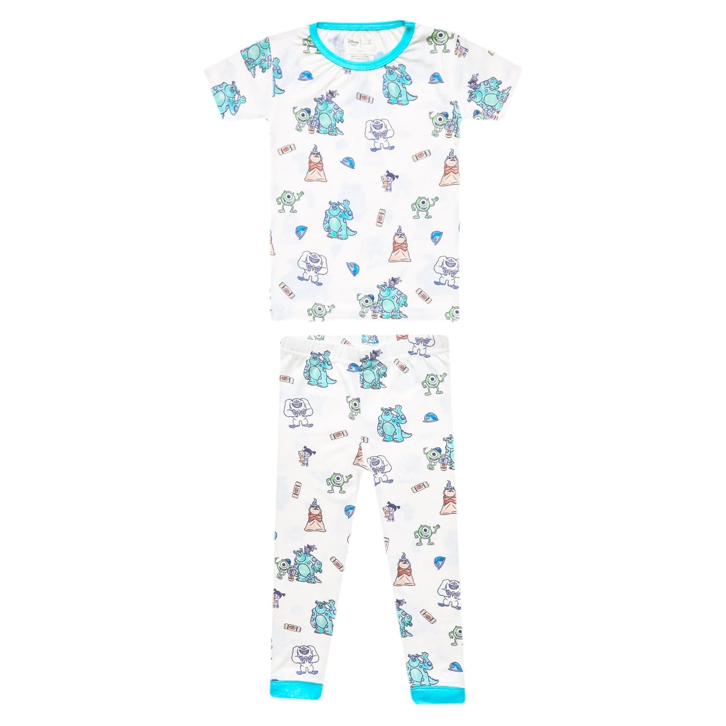 2pc Short Sleeve Pajamas with Pants - Monsters, Inc. Friends