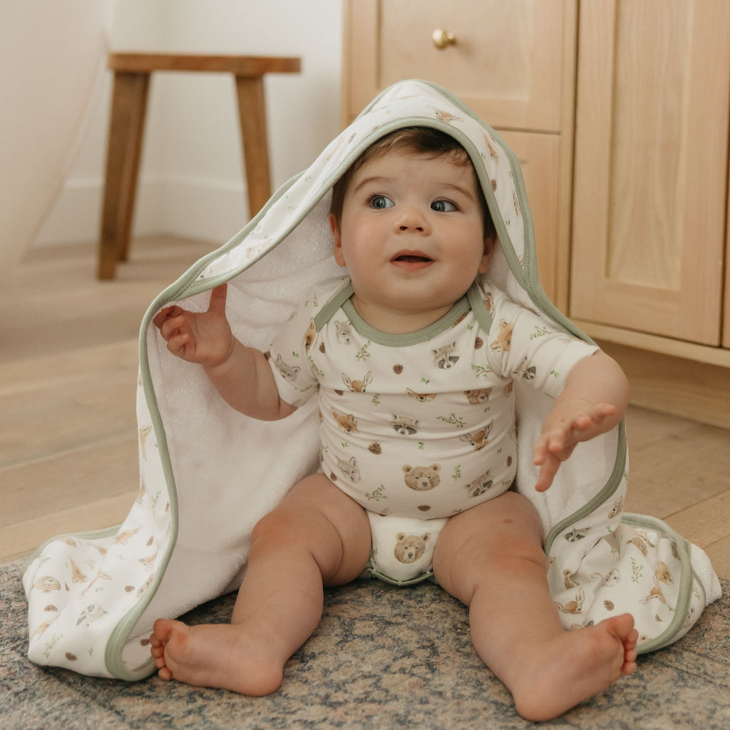 Premium Baby Knit Hooded Towel - Wilder