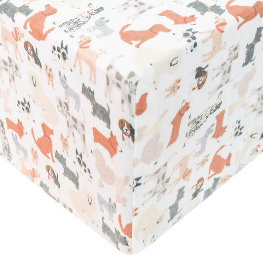 Premium Knit Fitted Crib Sheet - Rufus