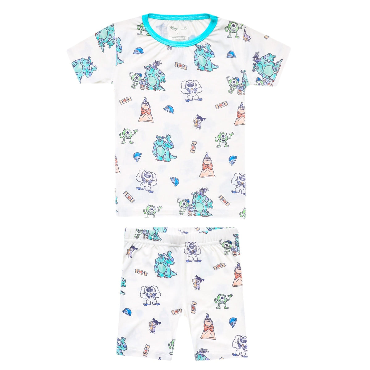 2pc Short Sleeve Pajama Set - Monsters, Inc. Friends