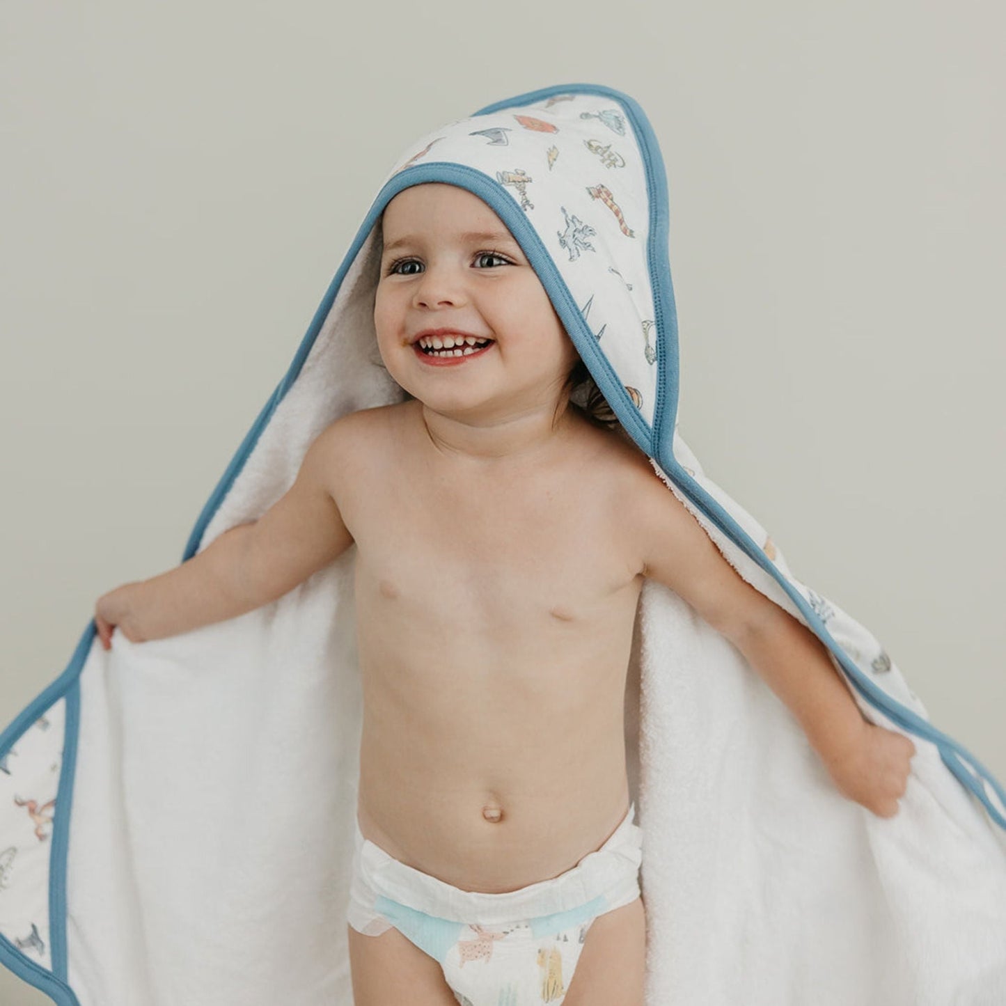 Premium Baby Knit Hooded Towel - Wizarding World
