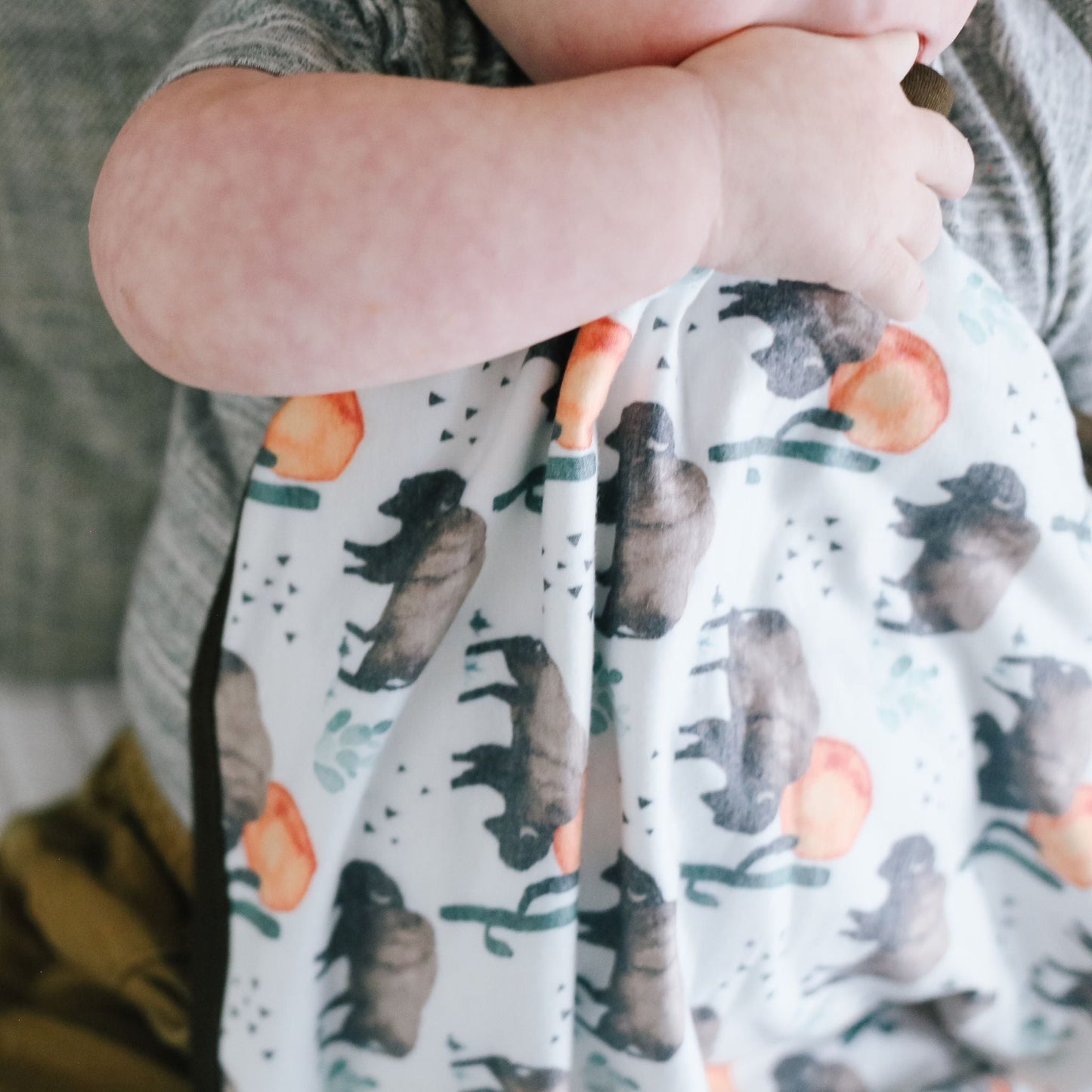 Three-Layer Security Blanket Set - Bison