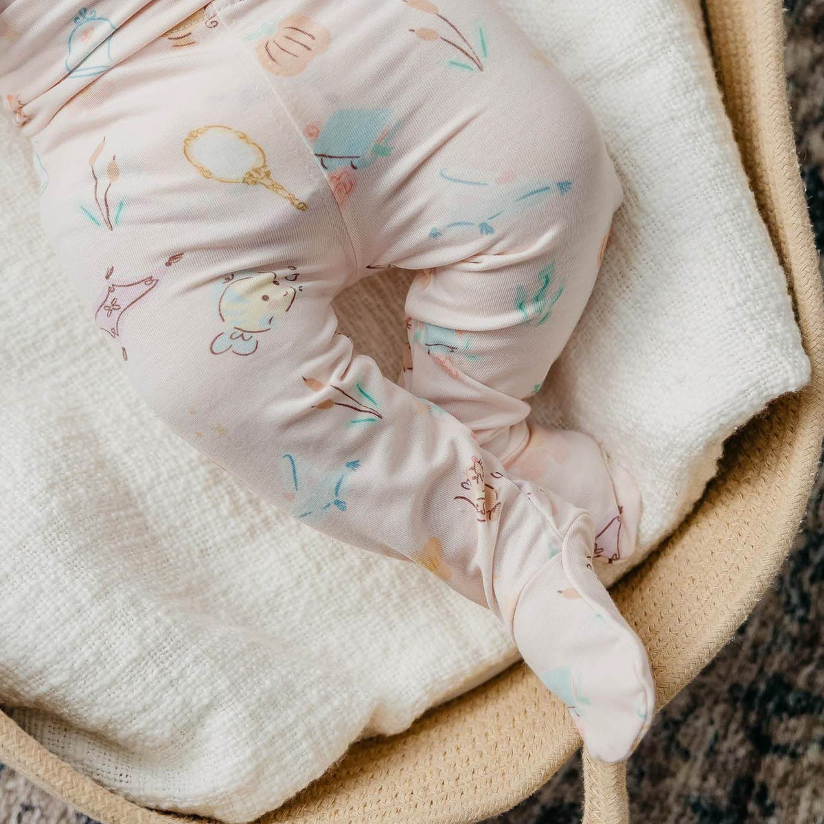 Footed Baby Pants - Enchanted Friends
