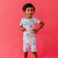 2pc Short Sleeve Pajama Set - Disney Stitch Dreamsicles