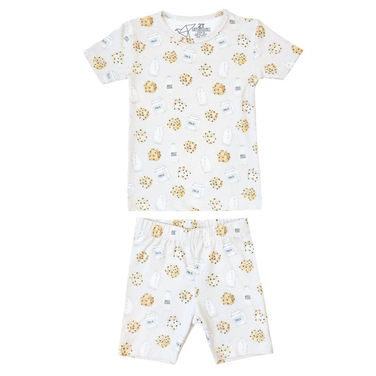 2pc Short Sleeve Pajama Set - Chip