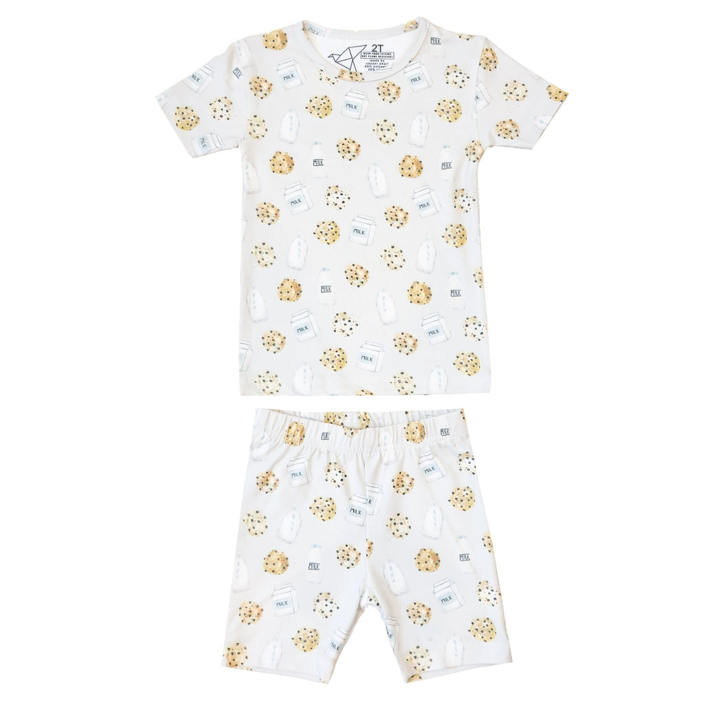 2pc Short Sleeve Pajama Set - Chip