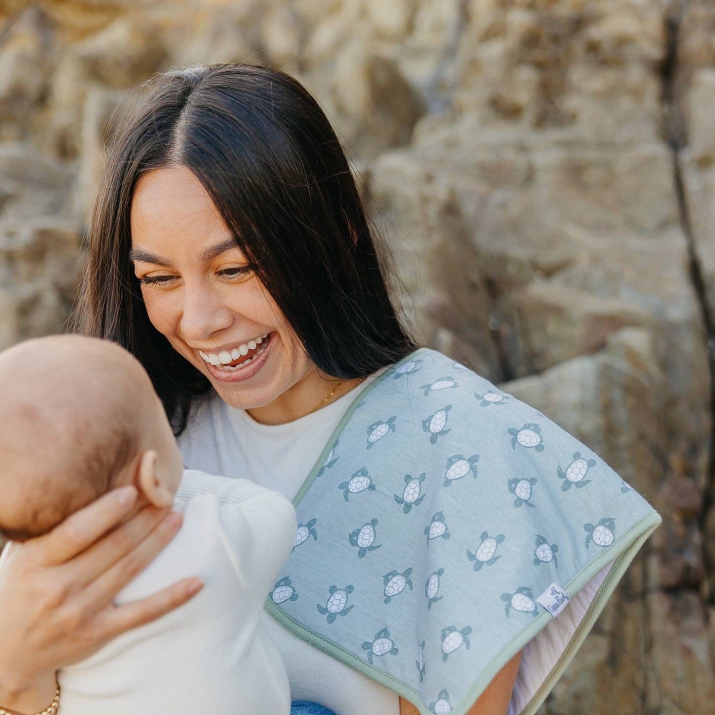 3 Pack Premium Burp Cloths - Cove