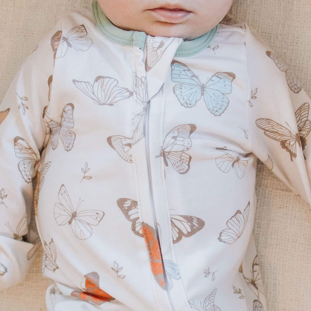 Zip-Up Footie Pajama - Luna