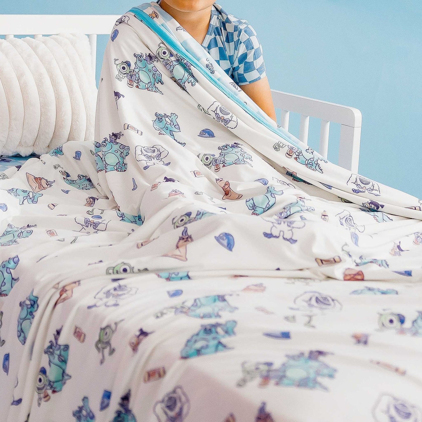 Three-Layer Jumbo Quilt - Monsters, Inc. Medley