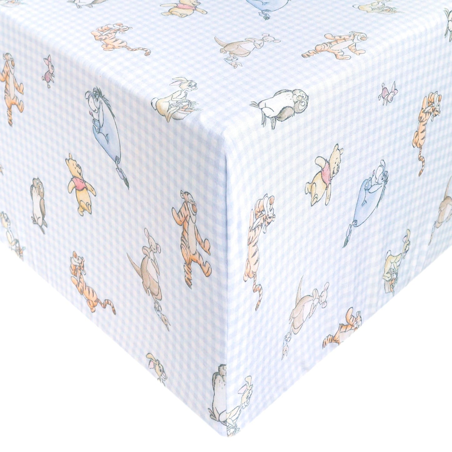 Premium Knit Fitted Crib Sheet - Winnie the Pooh and Friends