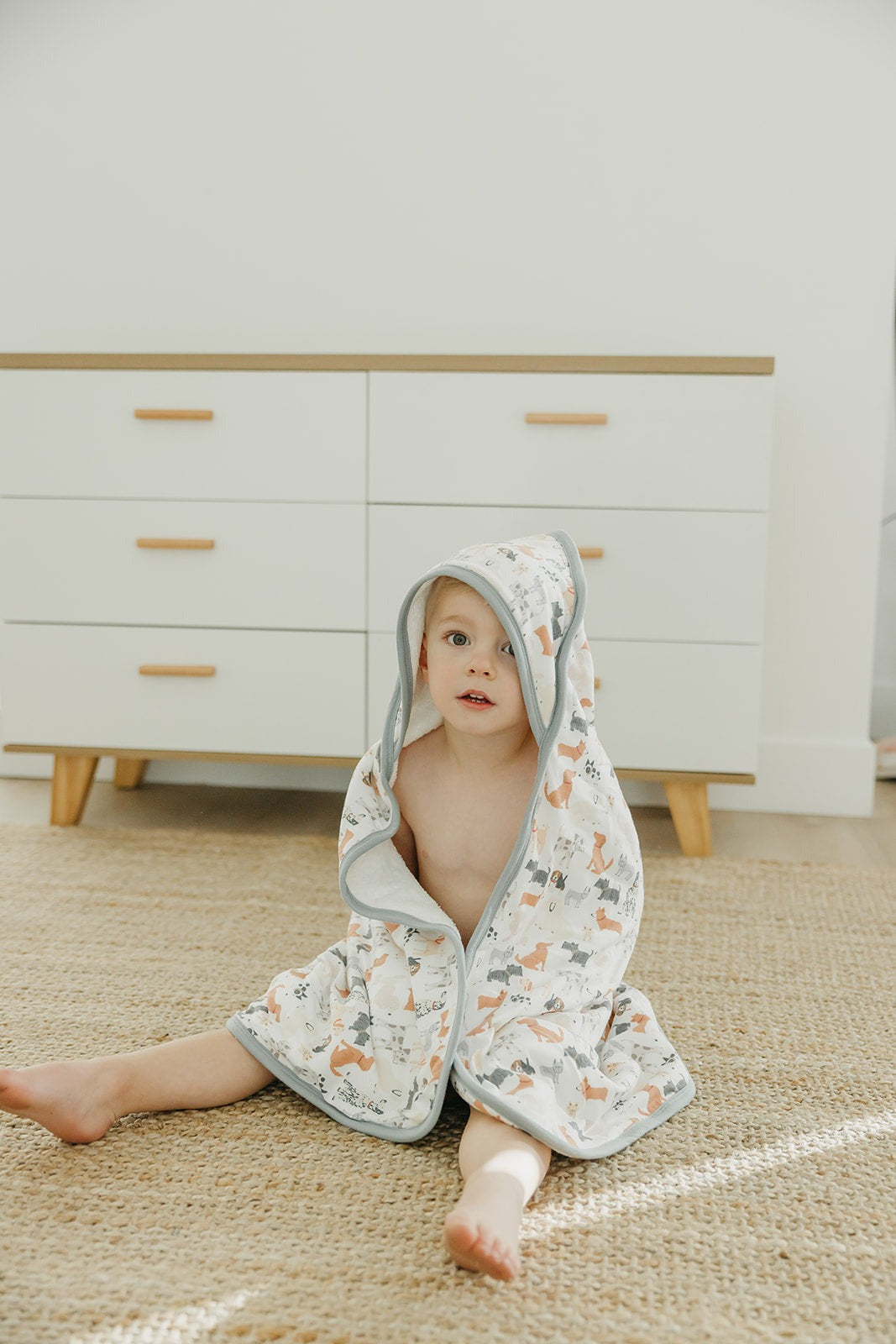 Premium Baby Knit Hooded Towel - Rufus