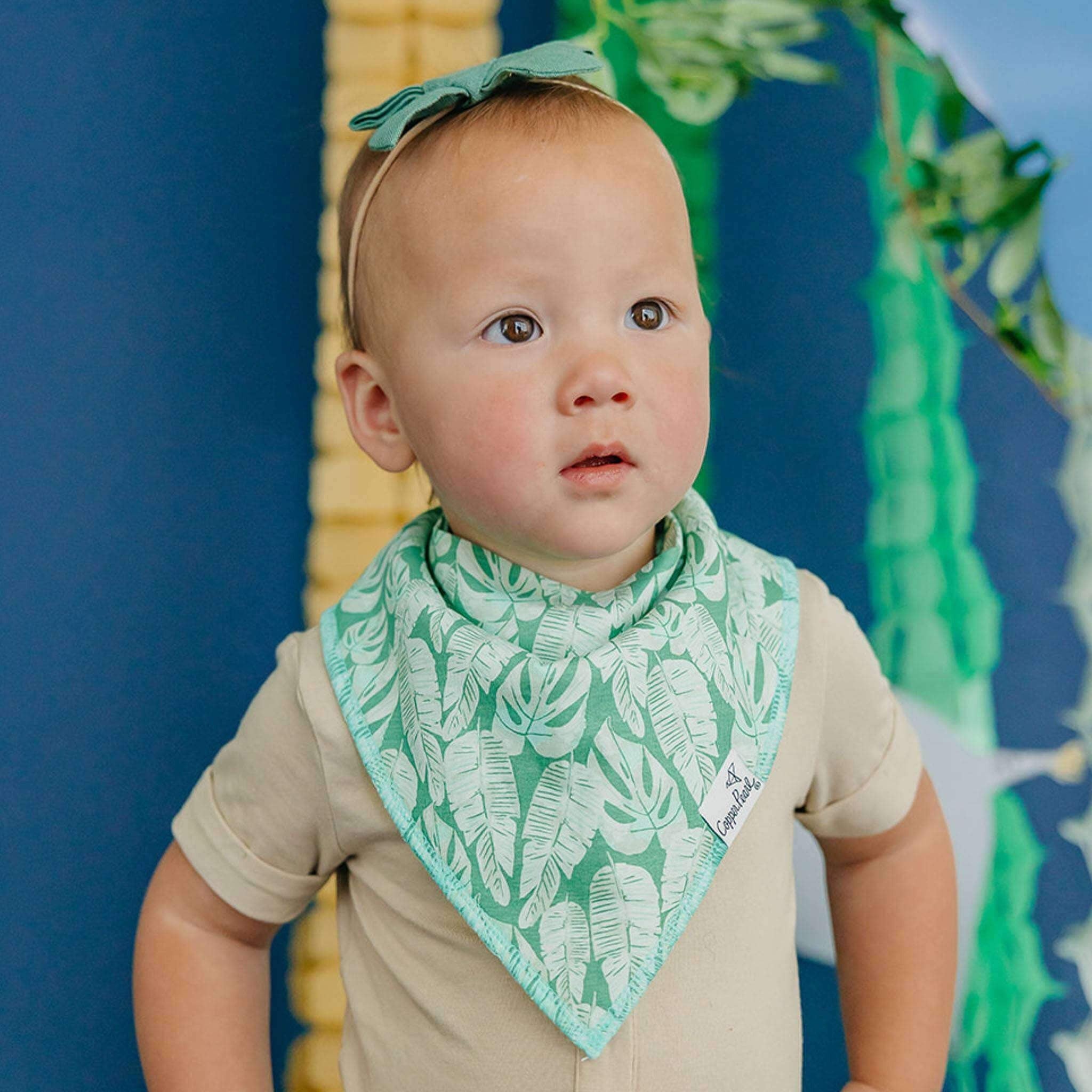 4 Pack Baby Bandana Bibs - Bengal