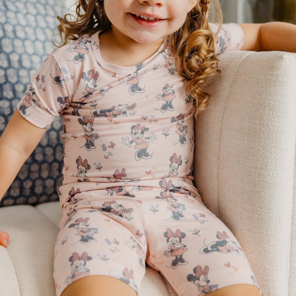 2pc Short Sleeve Pajama Set - Minnie Mouse