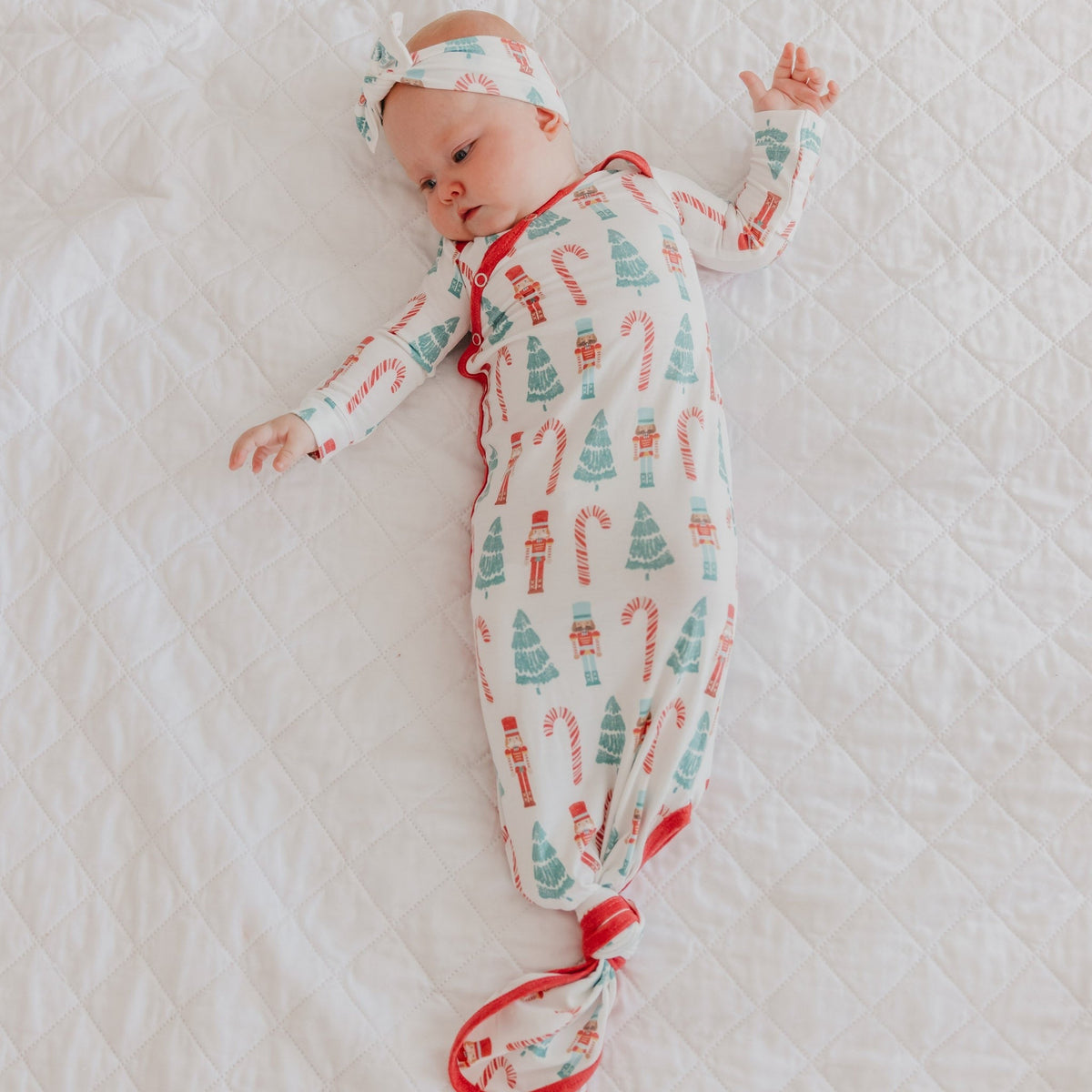 Newborn Knotted Gown - Nicholas