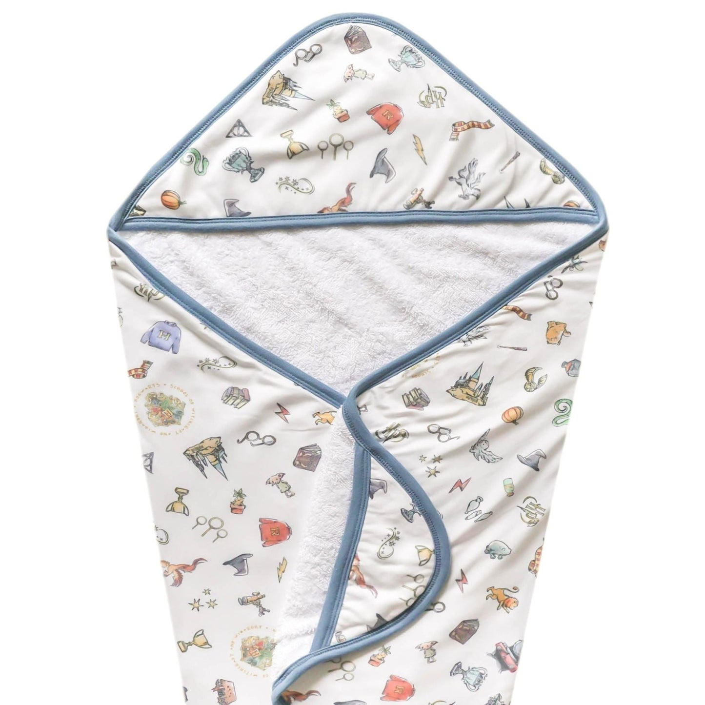 Premium Baby Knit Hooded Towel - Wizarding World