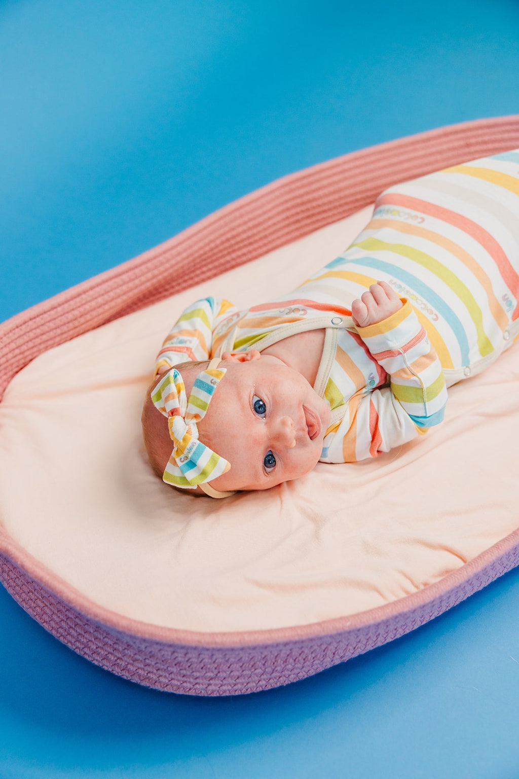 Classic Baby Bow - CoComelon Stripe