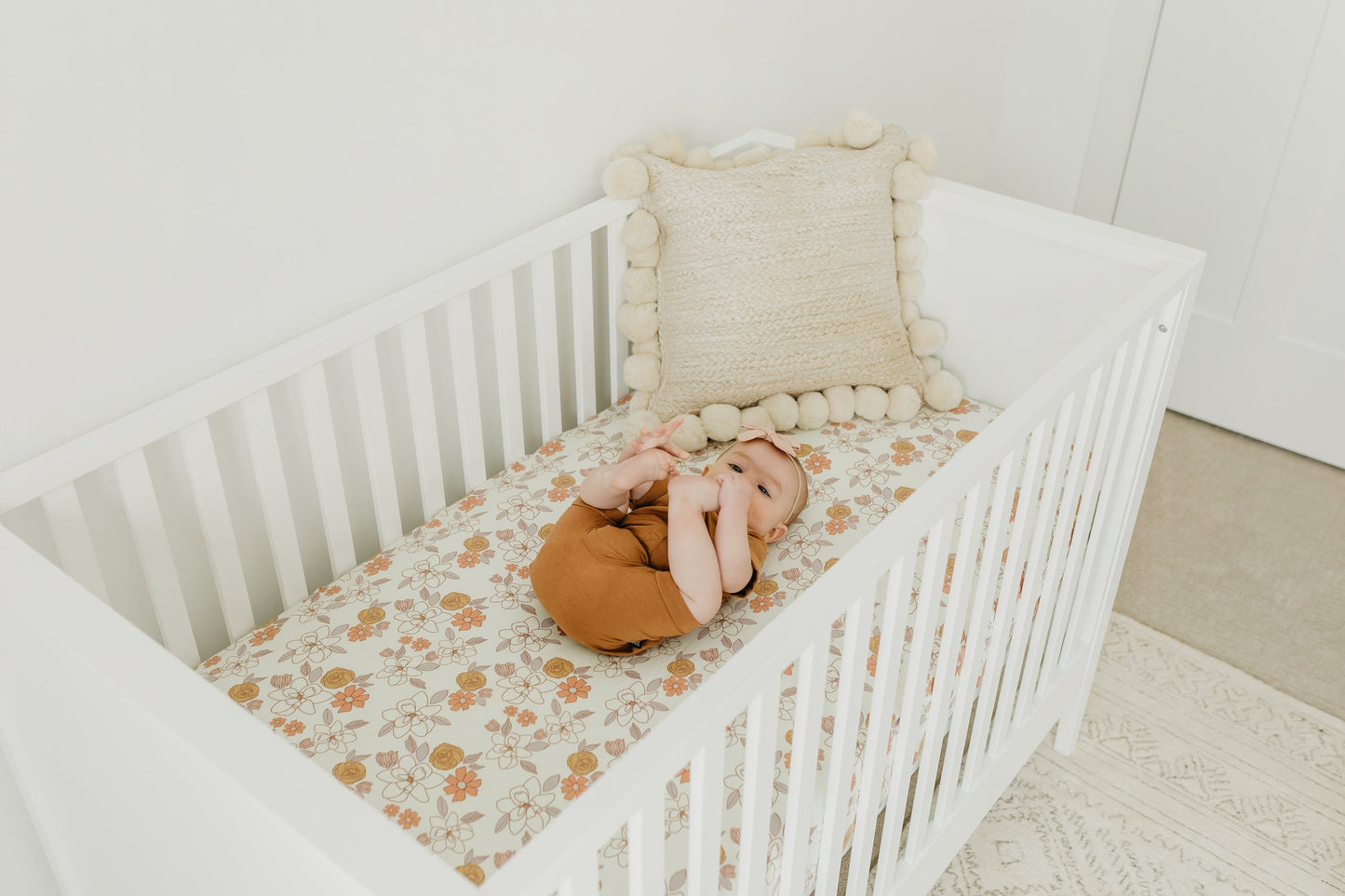 Premium Knit Fitted Crib Sheet - Ferra