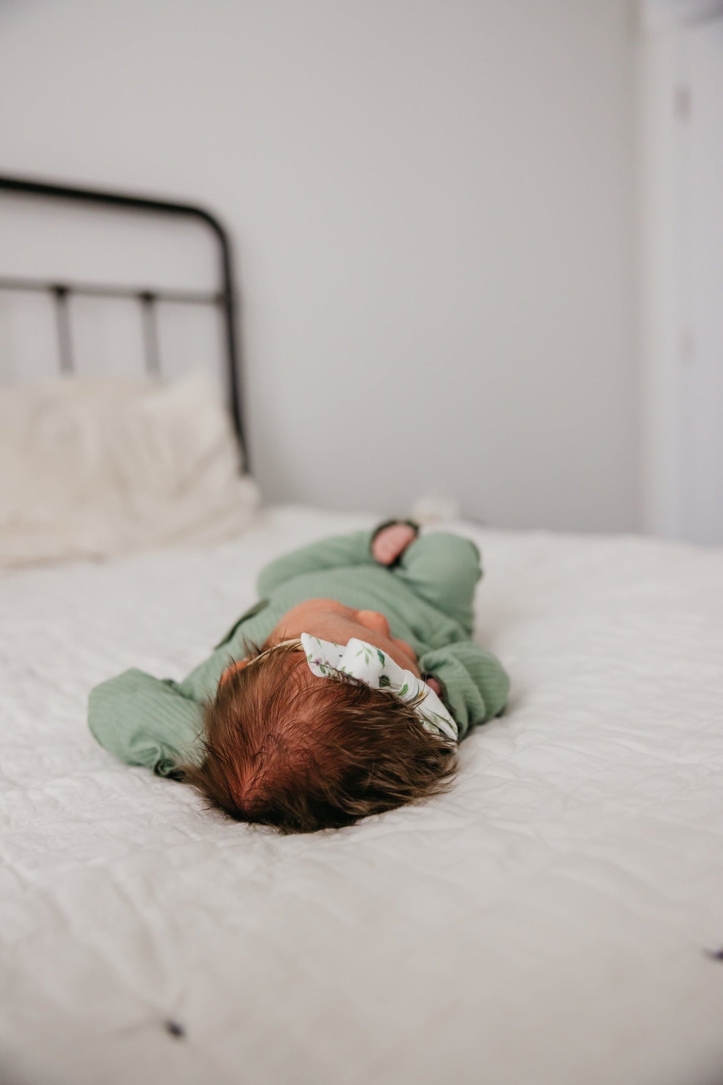 Ribbon Baby Bow - Aspen