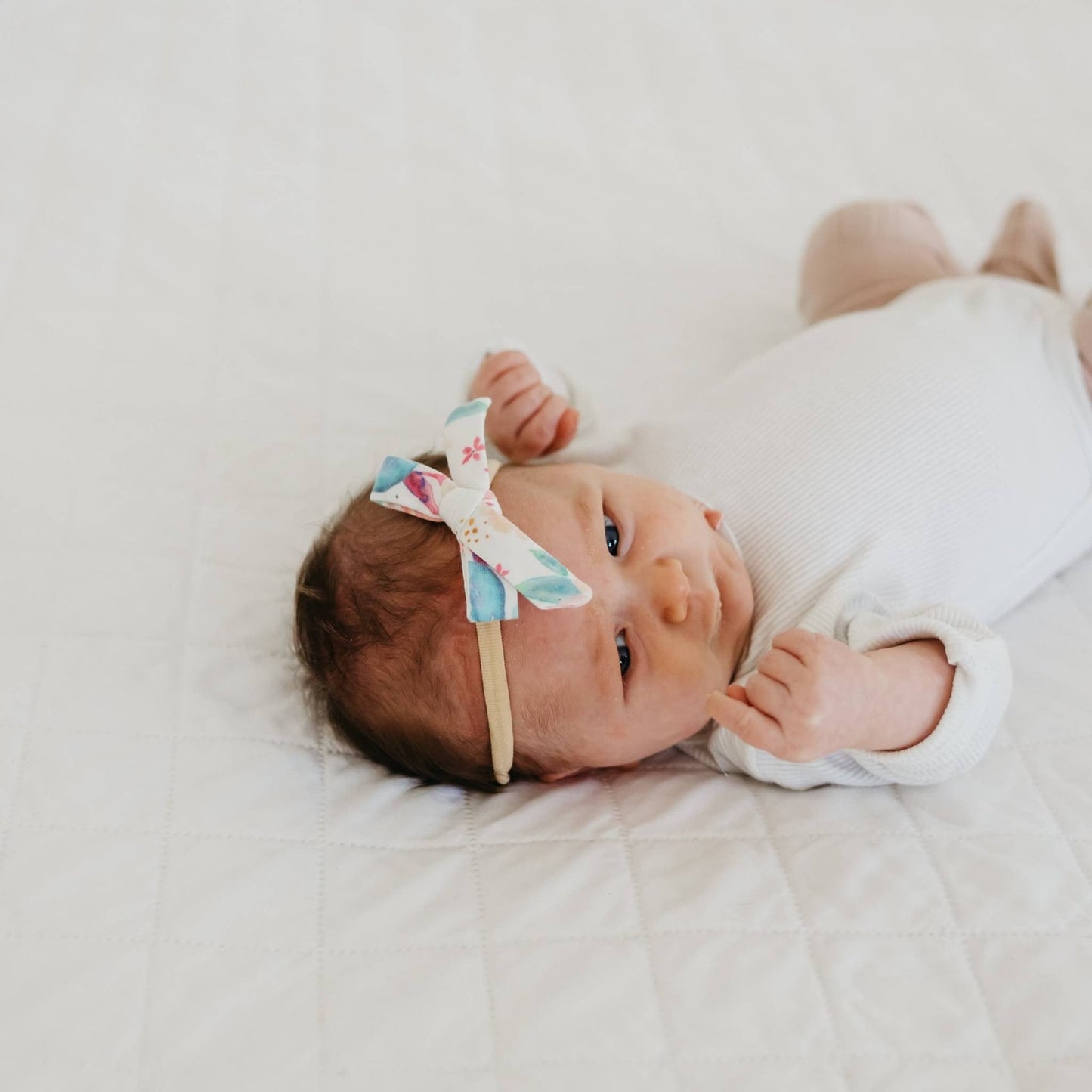 Ribbon Baby Bow - Bloom
