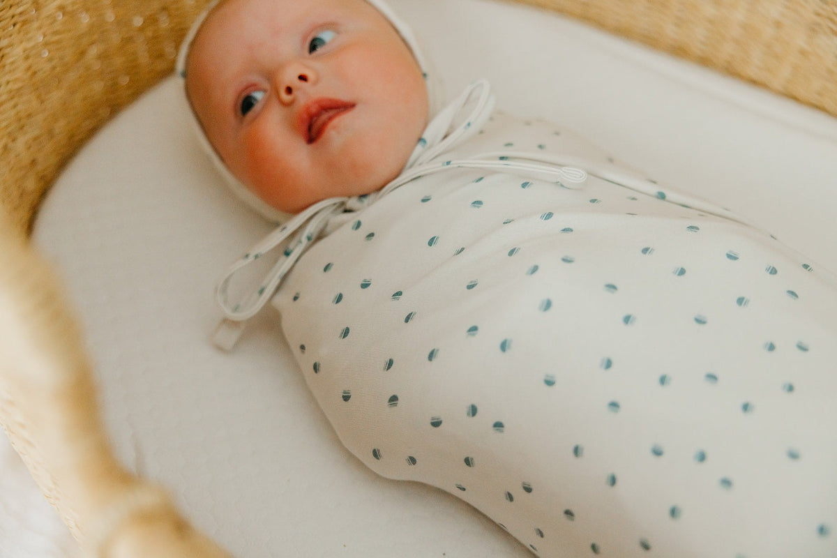 Knit Swaddle Blanket - Haze