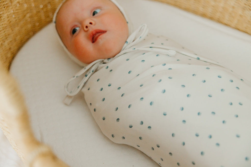Knit Swaddle Blanket - Haze
