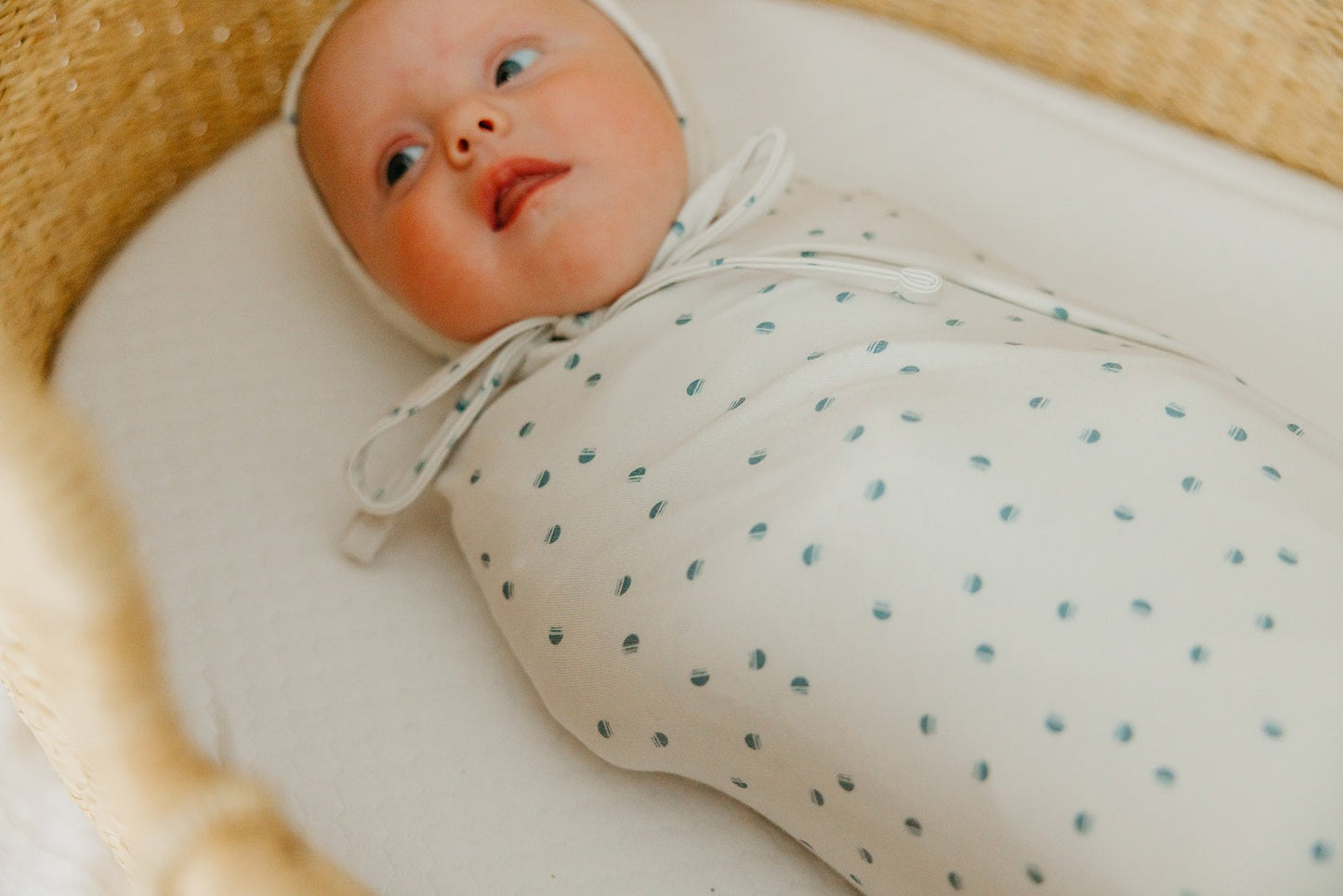Knit Swaddle Blanket - Haze