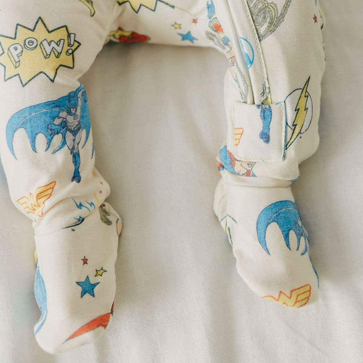 Zip-Up Footie Pajama - Justice League