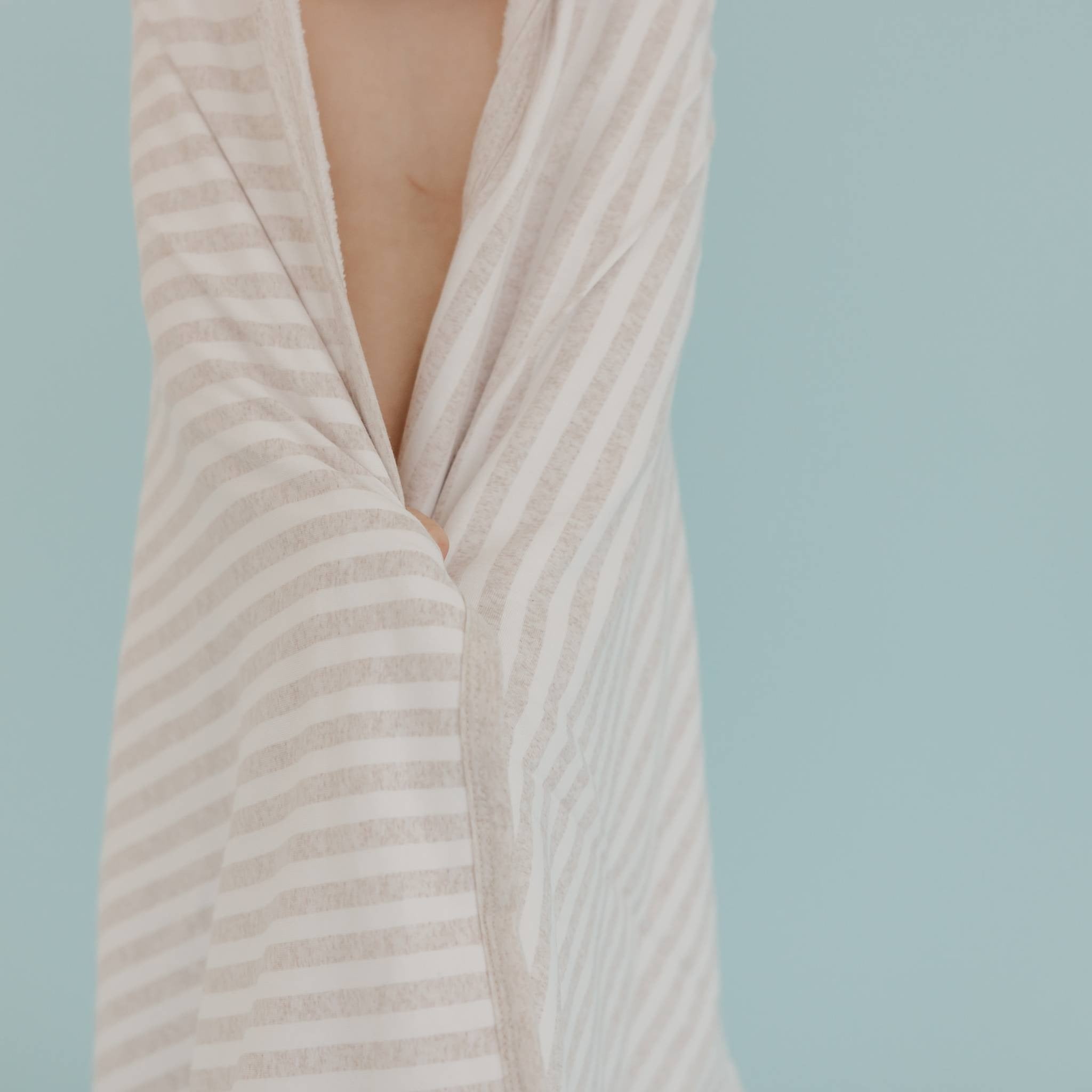 Premium Baby Knit Hooded Towel - Coastal
