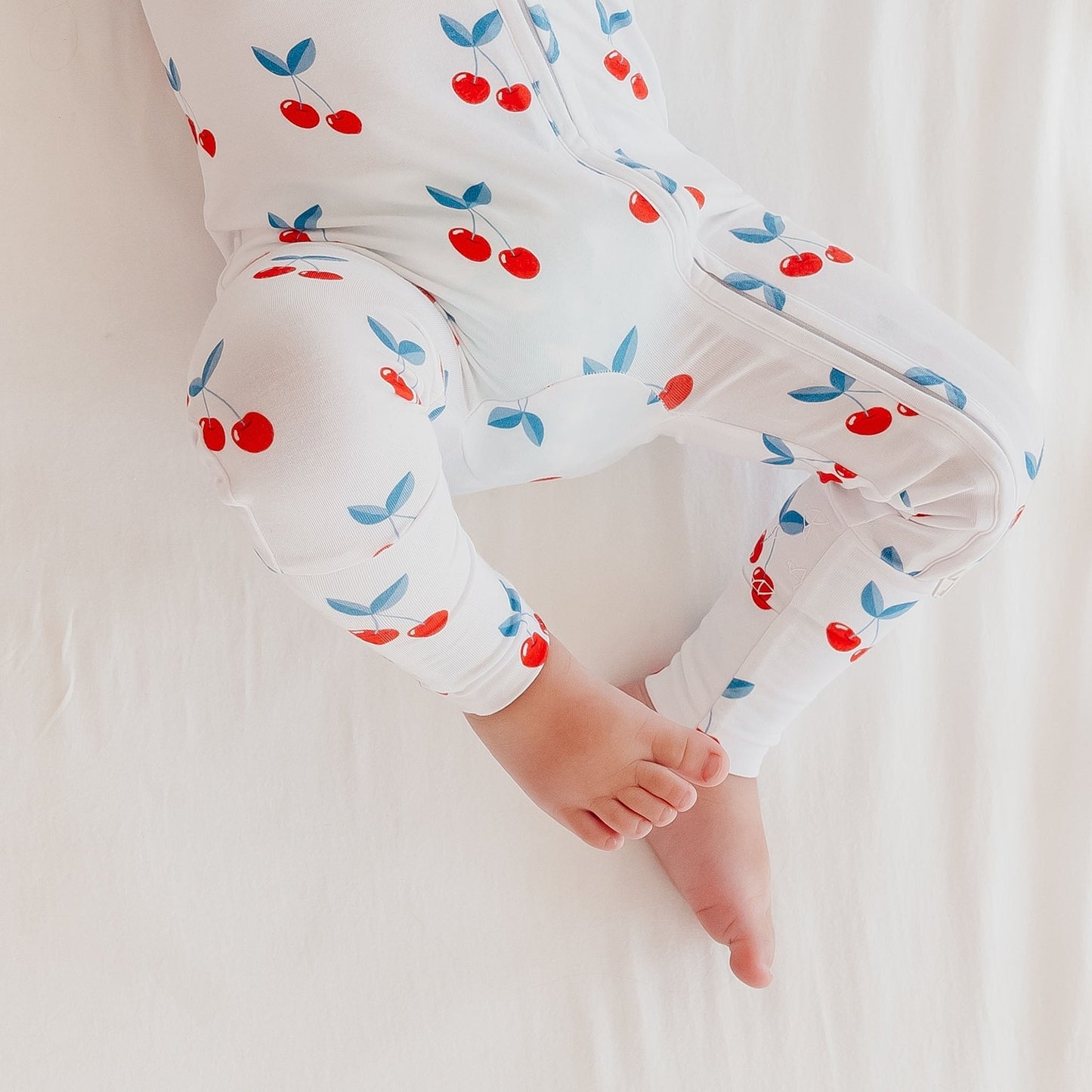 Bamboo Convertible Zip-Up Footie Pajama - Talia