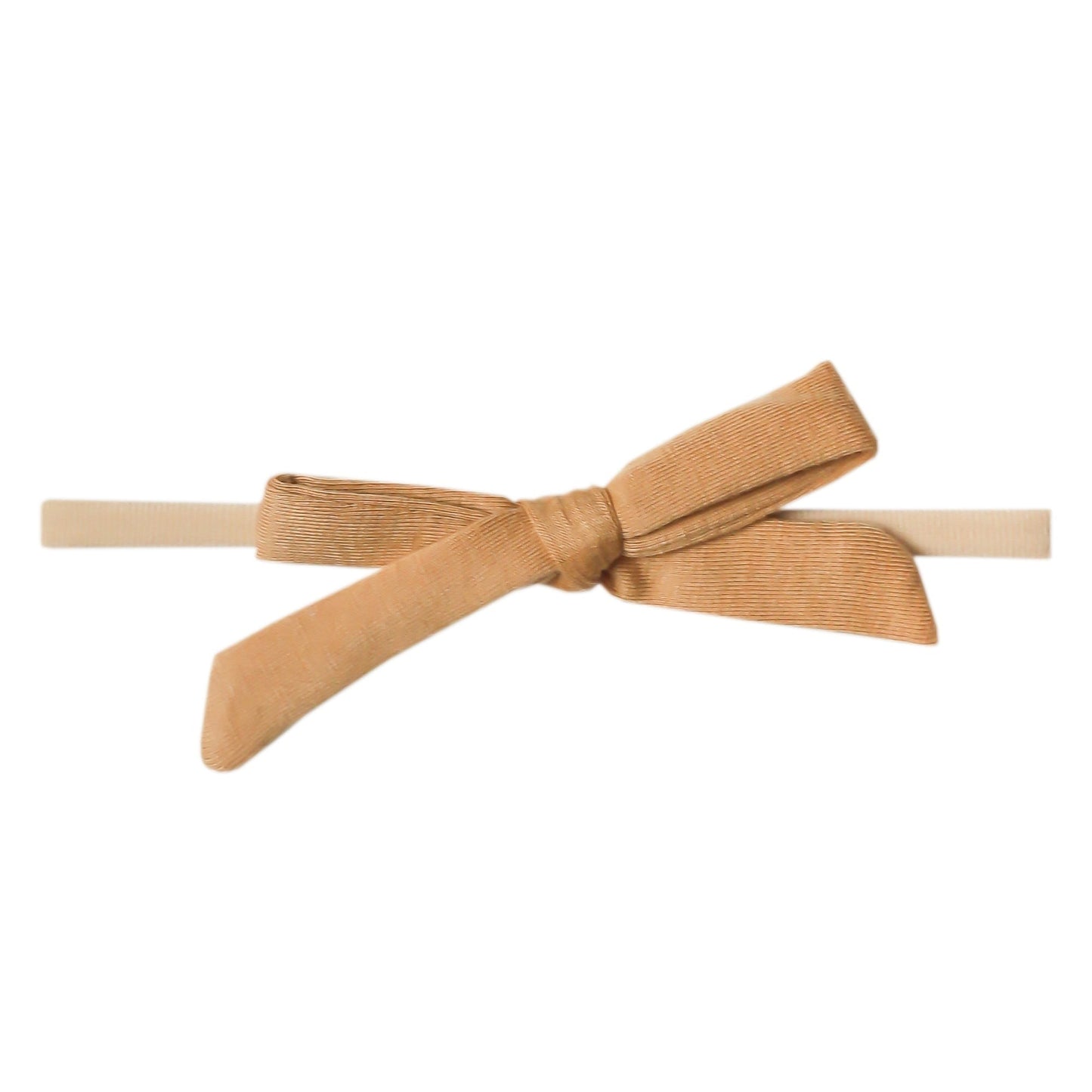 Ribbon Baby Bow - Dune