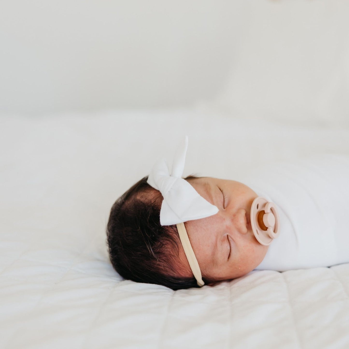 Classic Baby Bow - Dove