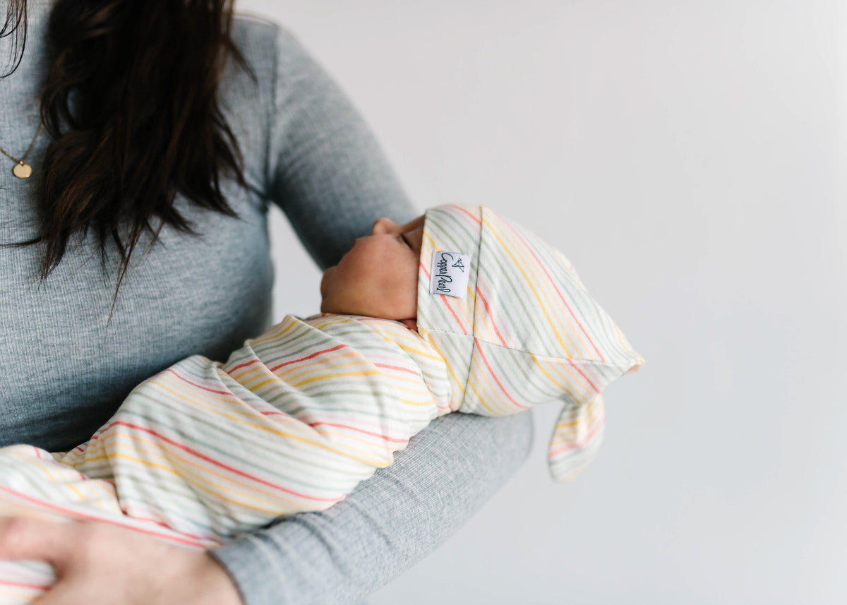 Knit Swaddle Blanket - Rainee