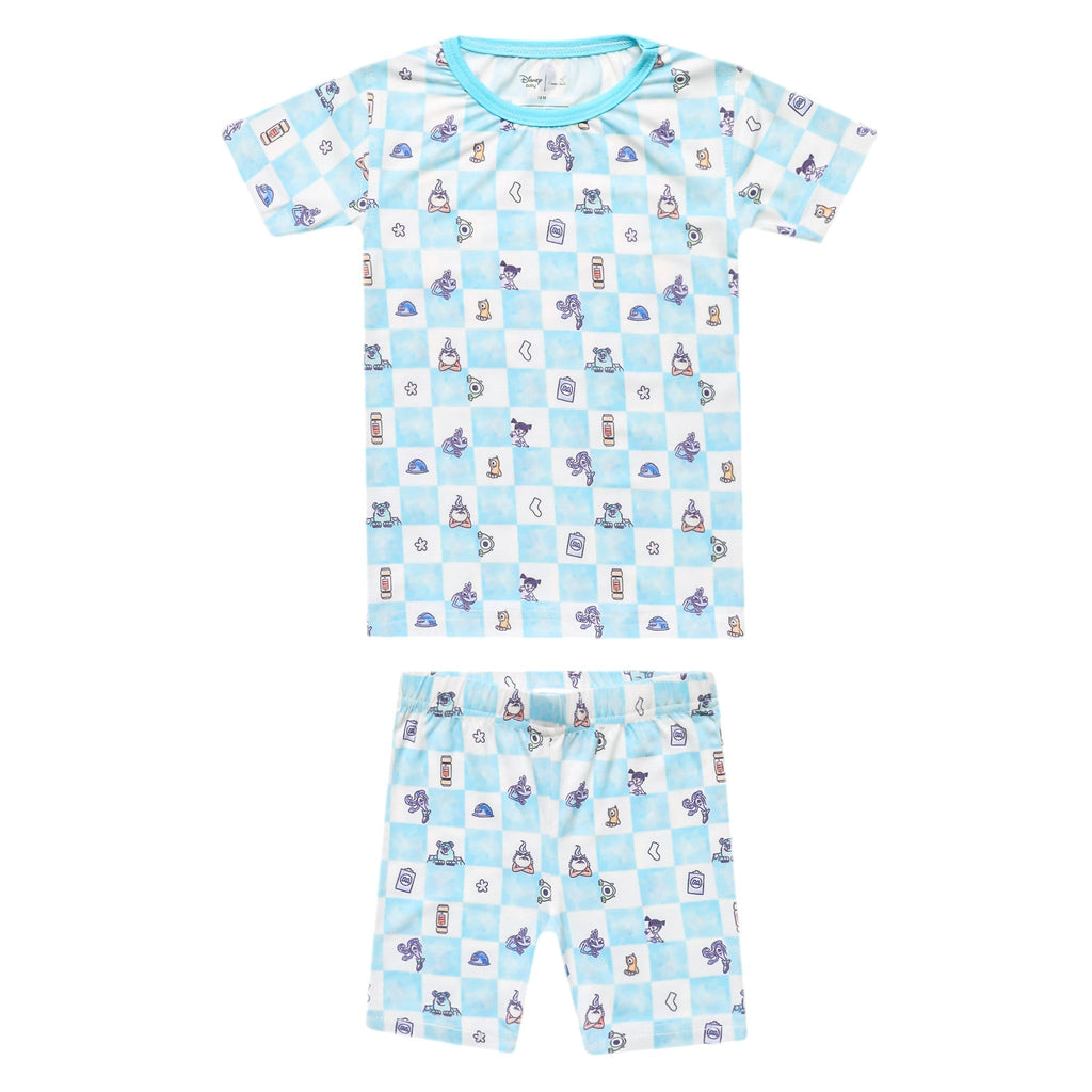 2pc Short Sleeve Pajama Set - Monsters, Inc. Medley