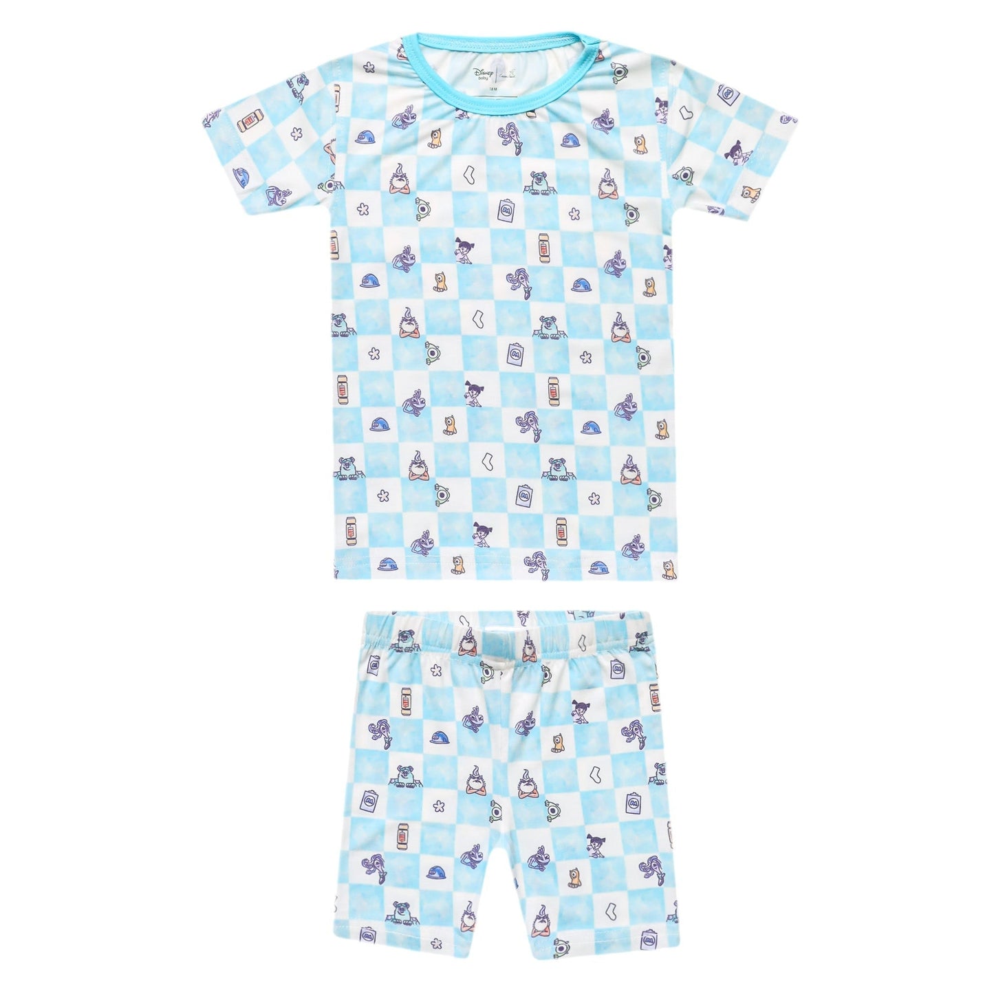 2pc Short Sleeve Pajama Set - Monsters, Inc. Medley
