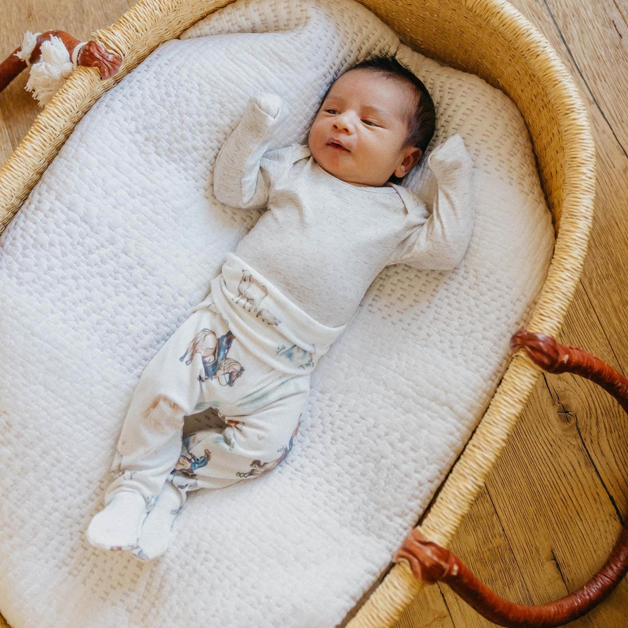 Footed Baby Pants - Boone